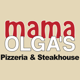 Mama Olga's Pizzeria Holbæk logo.